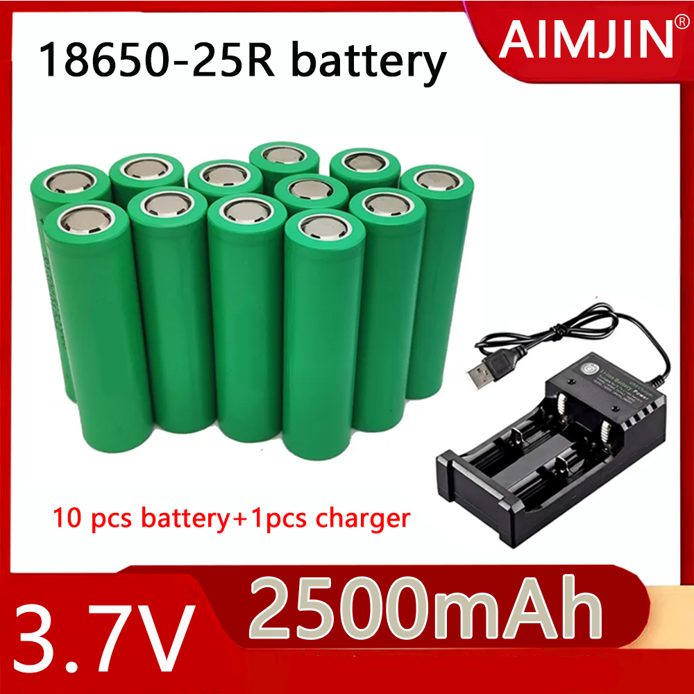 Renewable Energy Technology - 18650 25R 3.7V 2500mAh 新品高品質充電式リチウム電池、大容量エネルギー貯蔵電池