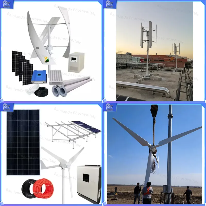 Renewable Energy Grid - 3KW 5KW 10KW ハイブリッド風力太陽光発電システムキット MPPTコントローラー オフグリッド発電機