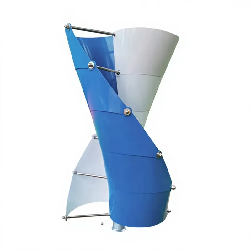 Renewable Energy Grid - 簡単設置 24V 48V スパイラル型 1kw 垂直軸風力発電機