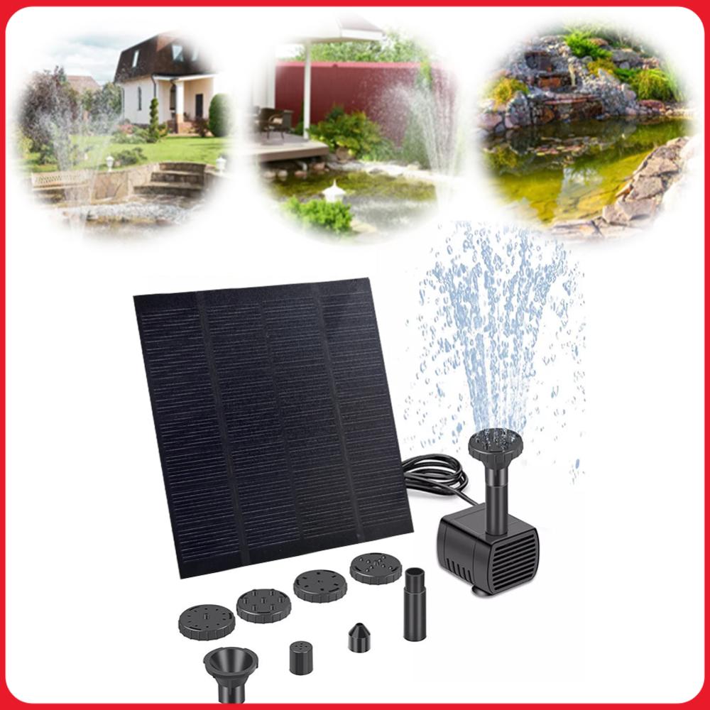 Renewable Energy Kits - ソーラー噴水池ポンプキット（ノズル付き）ソーラー式噴水ポンプ鳥の水浴び場、庭、小さな池用ソーラーウォーターポンプキット