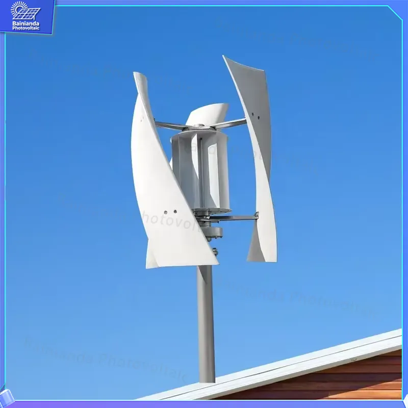 5KWハイブリッドソーラー風力タービン発電機垂直軸家庭用エネ - Renewable Energy Grid のレビューと価格