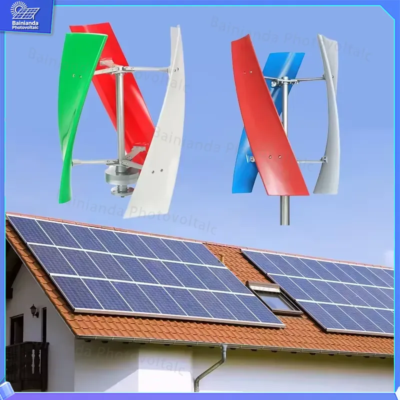 5KWハイブリッドソーラー風力タービン発電機垂直軸家庭用エネ - Renewable Energy Grid のレビューと価格