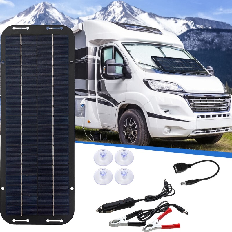 12Vソーラーパネルキット IP65防水ソーラー充電器 ポー - Renewable Energy Kits のレビューと価格