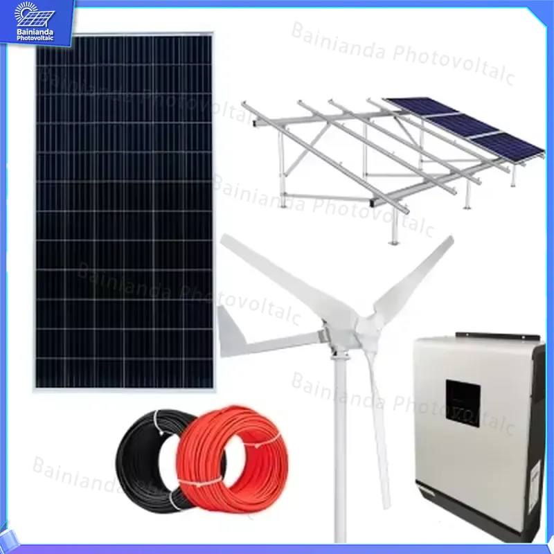 3KW 5KW 10KW ハイブリッド風力太陽光発電システム - Renewable Energy Grid のレビューと価格