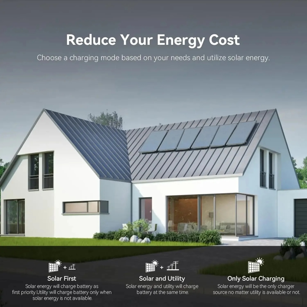 PowMr 48V 12kW 220V 並列インバーター 1 - Flexible Solar Panel のレビューと価格