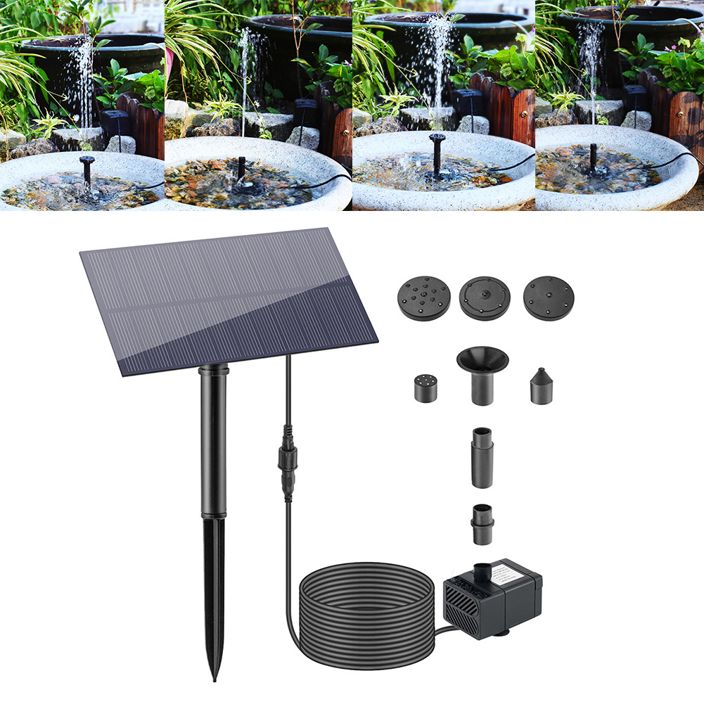 5 ワット 5 ボルト噴水庭の装飾ステーク太陽光発電パネルウ - Renewable Energy Kits のレビューと価格
