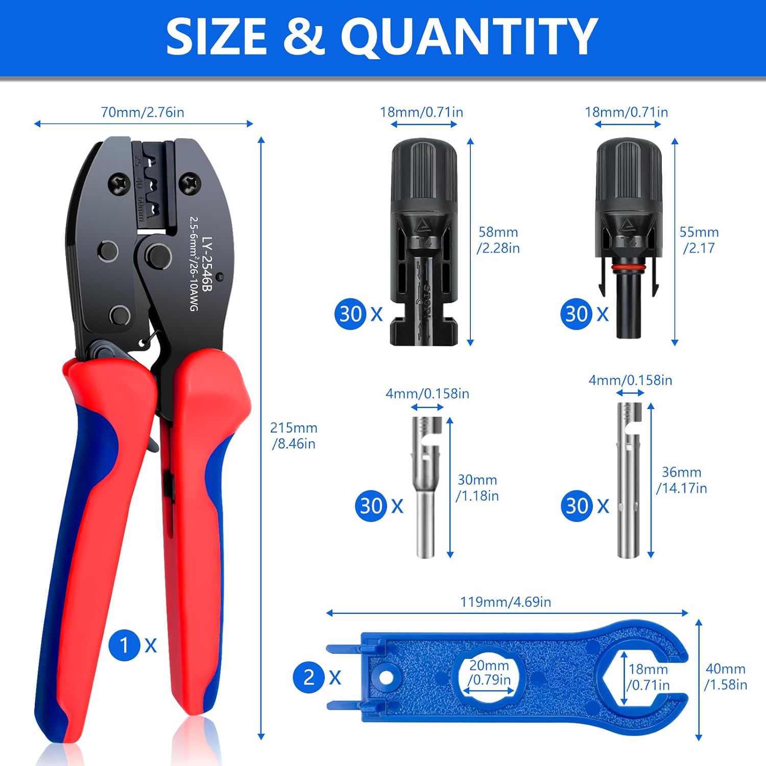 60個のソーラーパネルコネクターキット ケーブルワイヤーを接 - Renewable Energy Kits のレビューと価格
