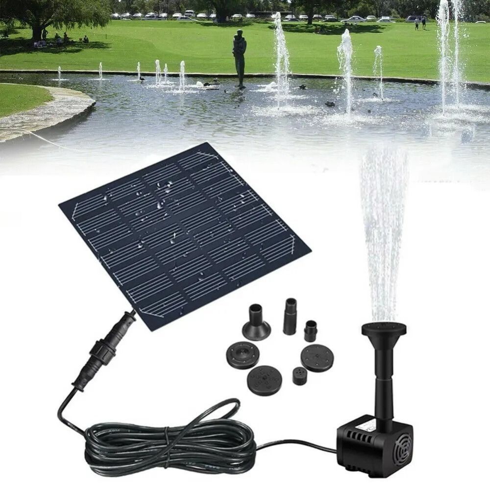 ソーラーパネルキット付きミニ噴水ポンプ,庭のプール,屋内,屋 - Renewable Energy Kits のレビューと価格