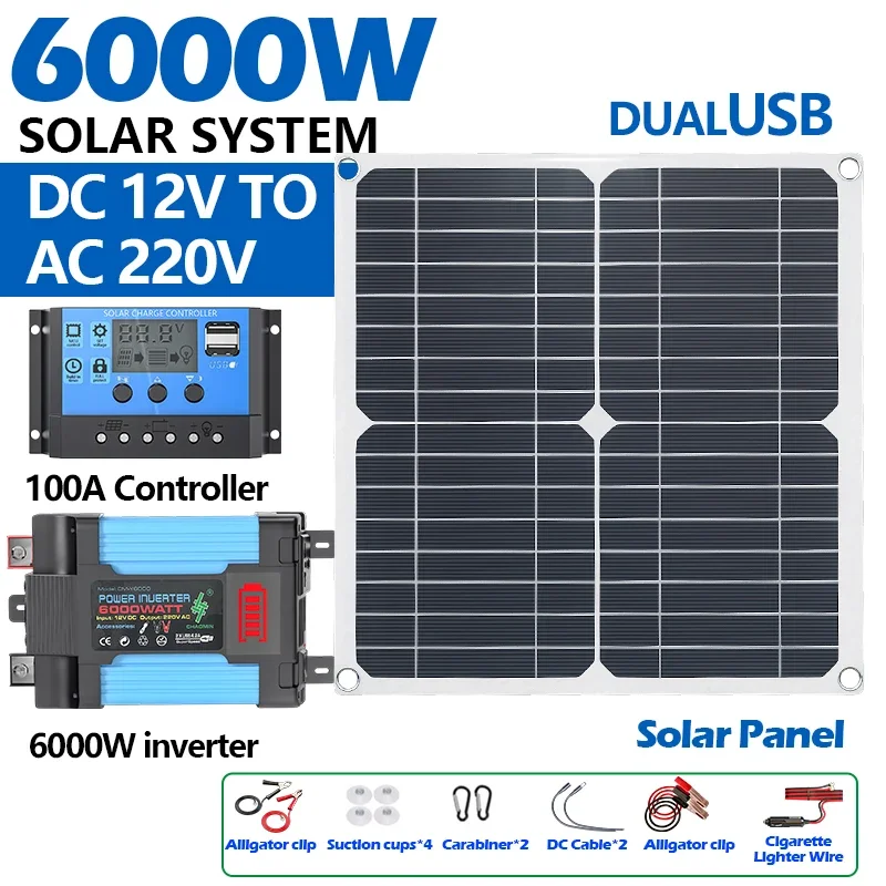 6000Wソーラーキットには200Wソーラーパネルとコントロ - Renewable Energy Kits のレビューと価格