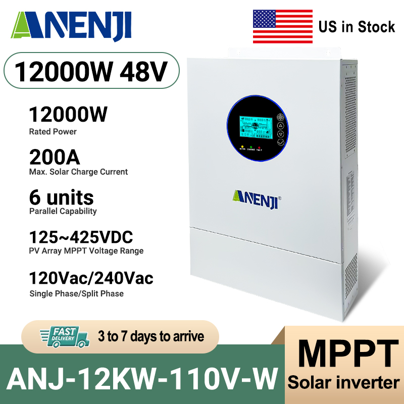 ANENJI 12KW 120V/240VAC ソーラーイン - Flexible Solar Panel のレビューと価格