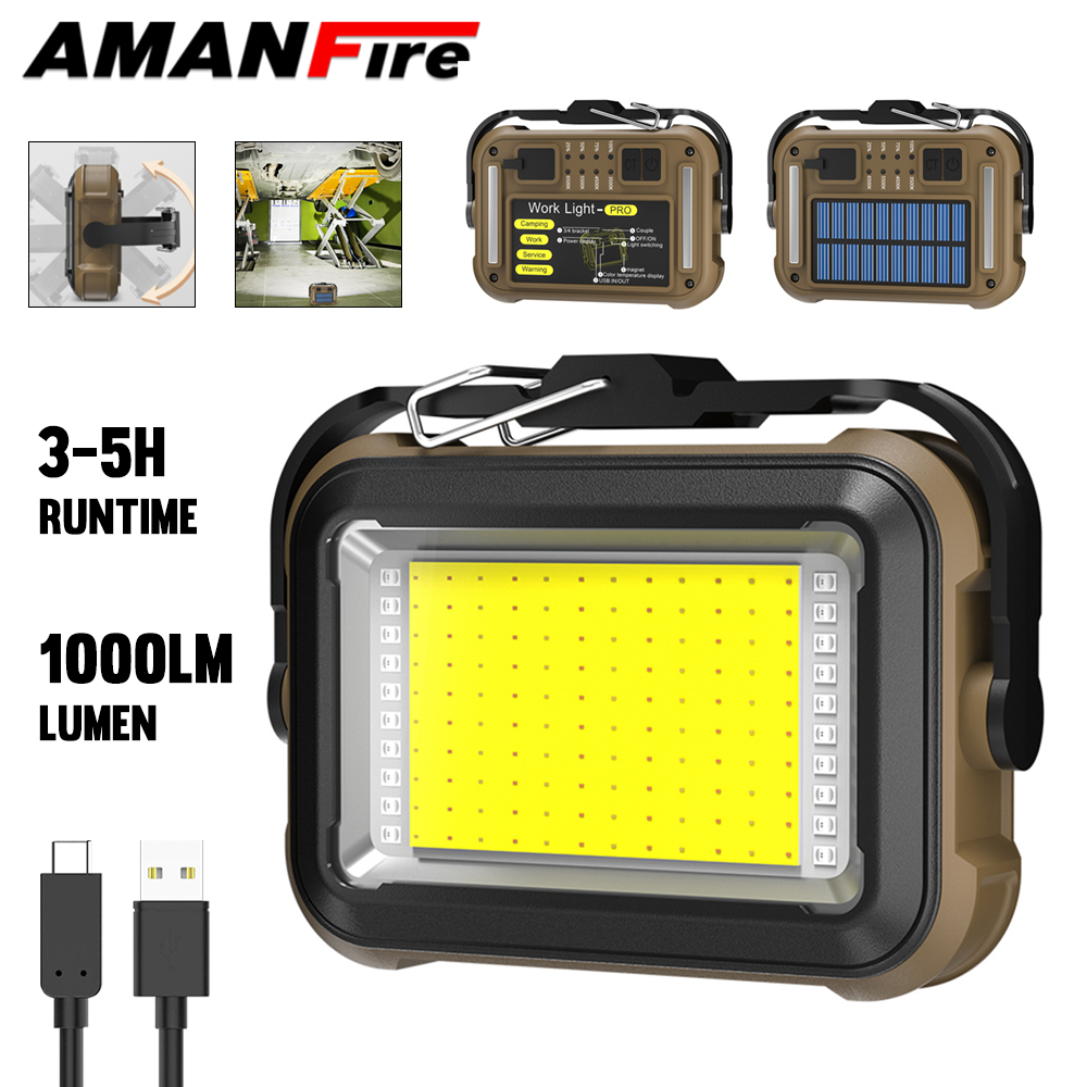 Amanfire TZD-03 ワークライト 1000LM  - Renewable Energy Kits のレビューと価格
