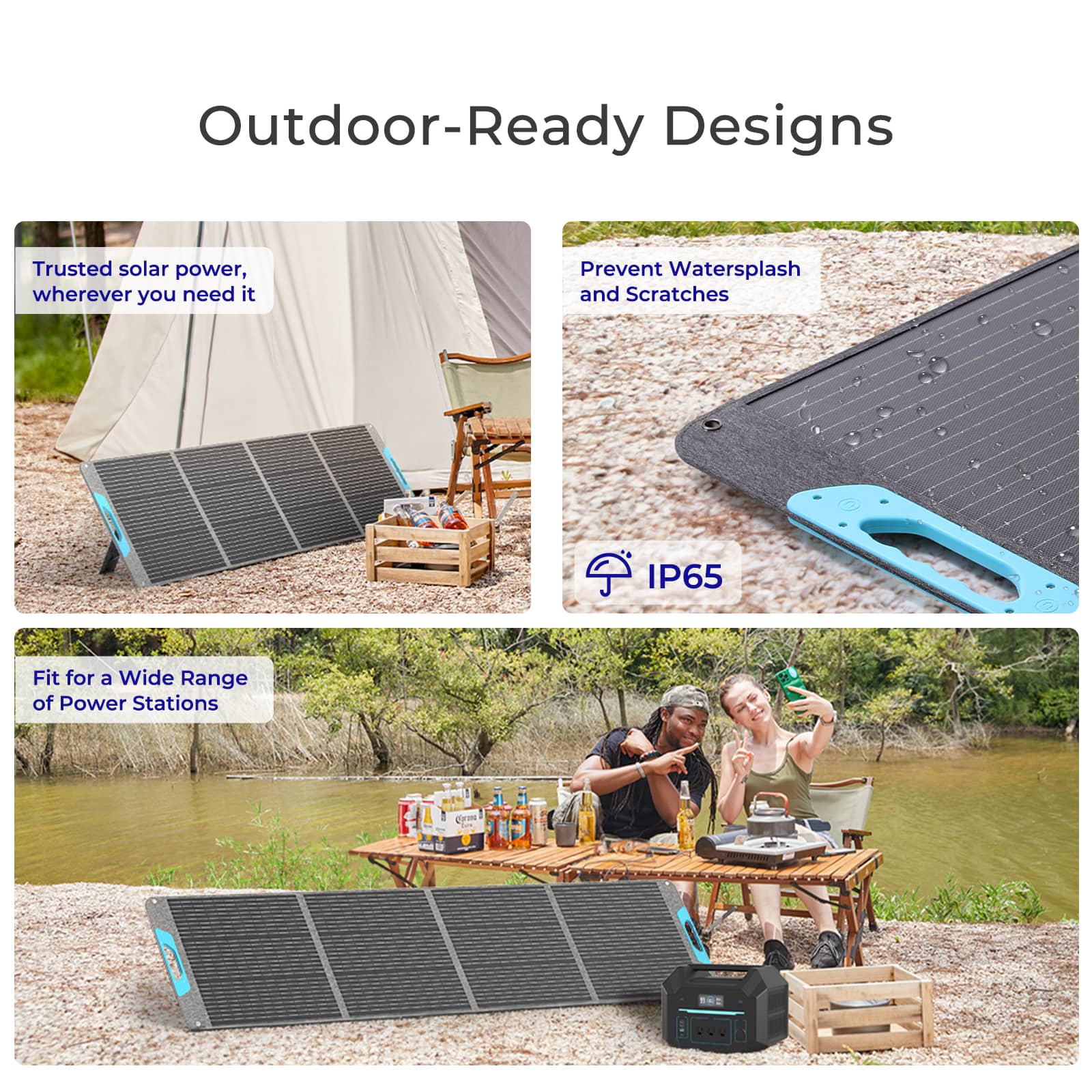 Renogy-ポータブルソーラーパネル,防水,ip65,折り - Renewable Energy Kits のレビューと価格
